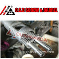 Bimetal Conical Screw Barrel for Plastic Pipe / RPVC &amp; CPVC.etc